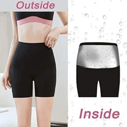 Pantalones adelgazantes de Sauna para mujer, mallas térmicas para entrenamiento de gimnasio, entrenador de cintura, Control de barriga, quemagrasas