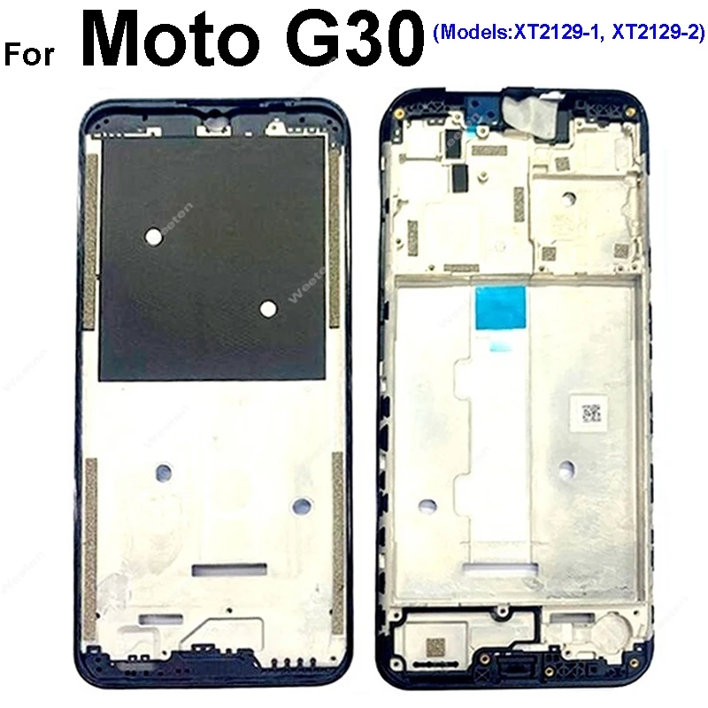 LCD Screen Frame Bezel Plate Panel Chassis For Motorola Moto G10 G20 G30 G50 5G G60 G60S G10 Power LCD Front Frame Repair Parts