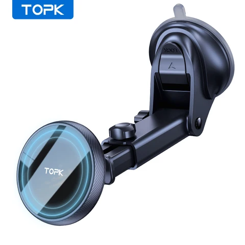Магнитный автомобильный держатель для телефона TOPK Mag-Safe с сильным креплением — фото товара