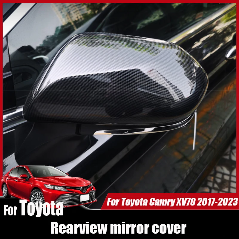 

For Toyota Camry XV70 2017 2018 2022 2023 Rearview mirror cover Decorative protective cover Automotive exterior modification
