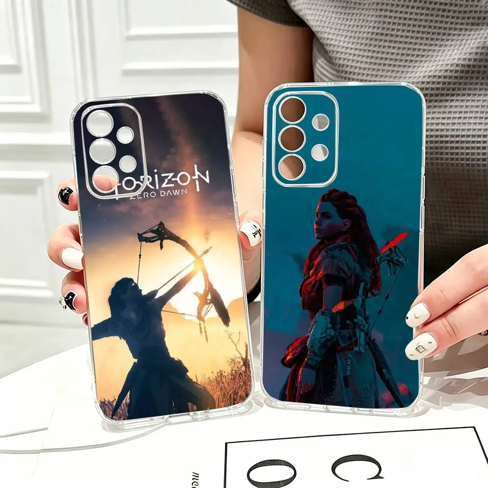 H-Horizon Zero Dawn Aloy  Phone Case Transparent Silicone Soft For Samsung S25,S24,S21,S22,S23,S30,Ultra,S20,Plus,Fe
