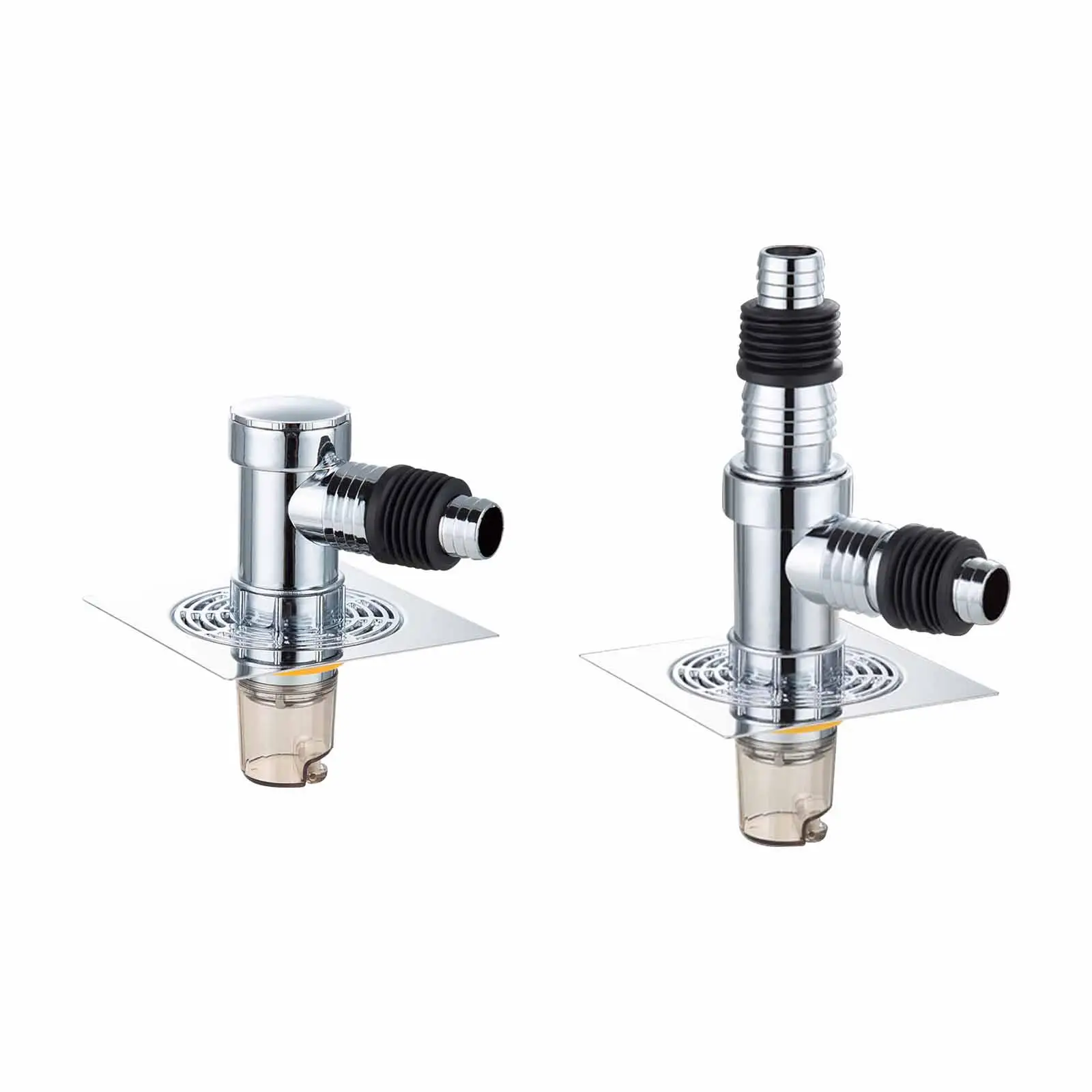 Shower Drain Cover with Pipe Connector Practical for Dorm Bathroom Restroom