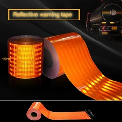 Reflective Strip Collision Warning Tape Waterproof Self-Adhesive Sticker For Truck Traffic