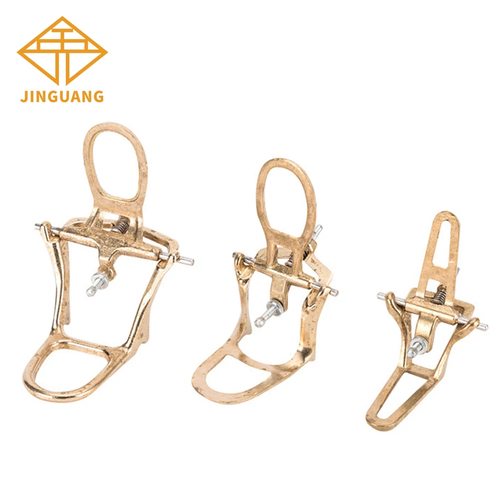3Pcs High Quality Full Mouth Dental Laboratory Articulator Brass Spring Bite for Dental Model Fabrication