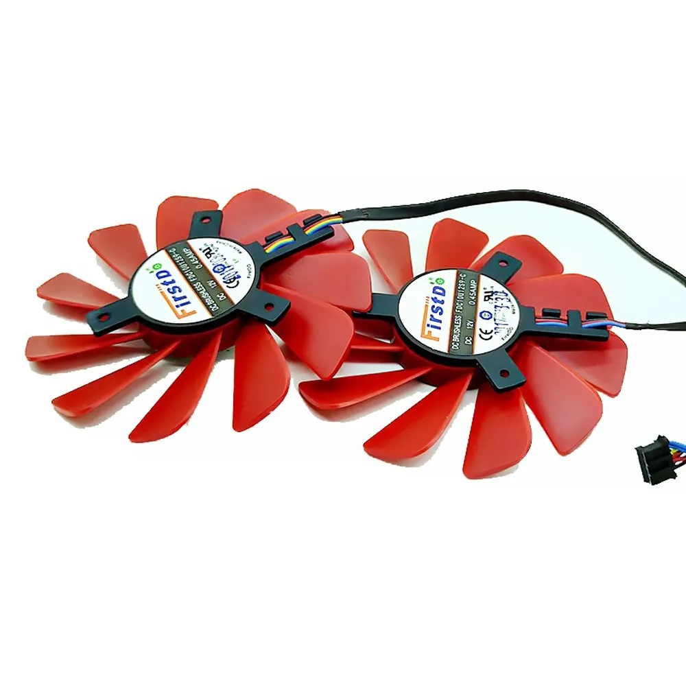 85MM FDC10U12S9-C 12V 0.45AMP 4Pin Cooler Fan Replacement For XFX RX 560D 570 580 Vega Graphics Video Card Cooling Fans