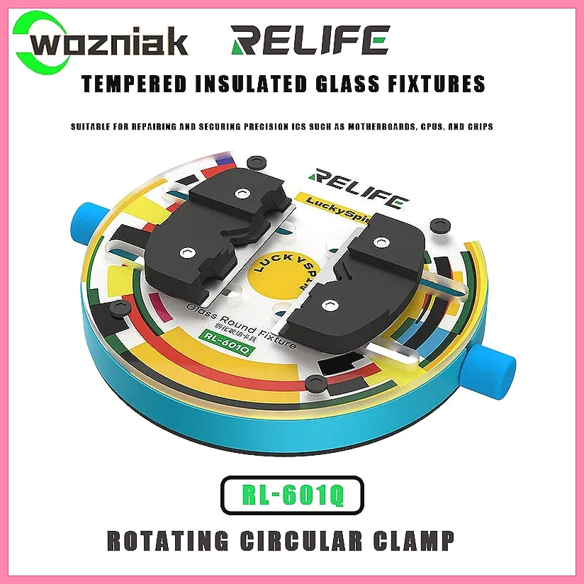 Relife RL-601Q Tempered Glass Insulated Fixtures for Repairing Motherboards, CPU & IC Chips