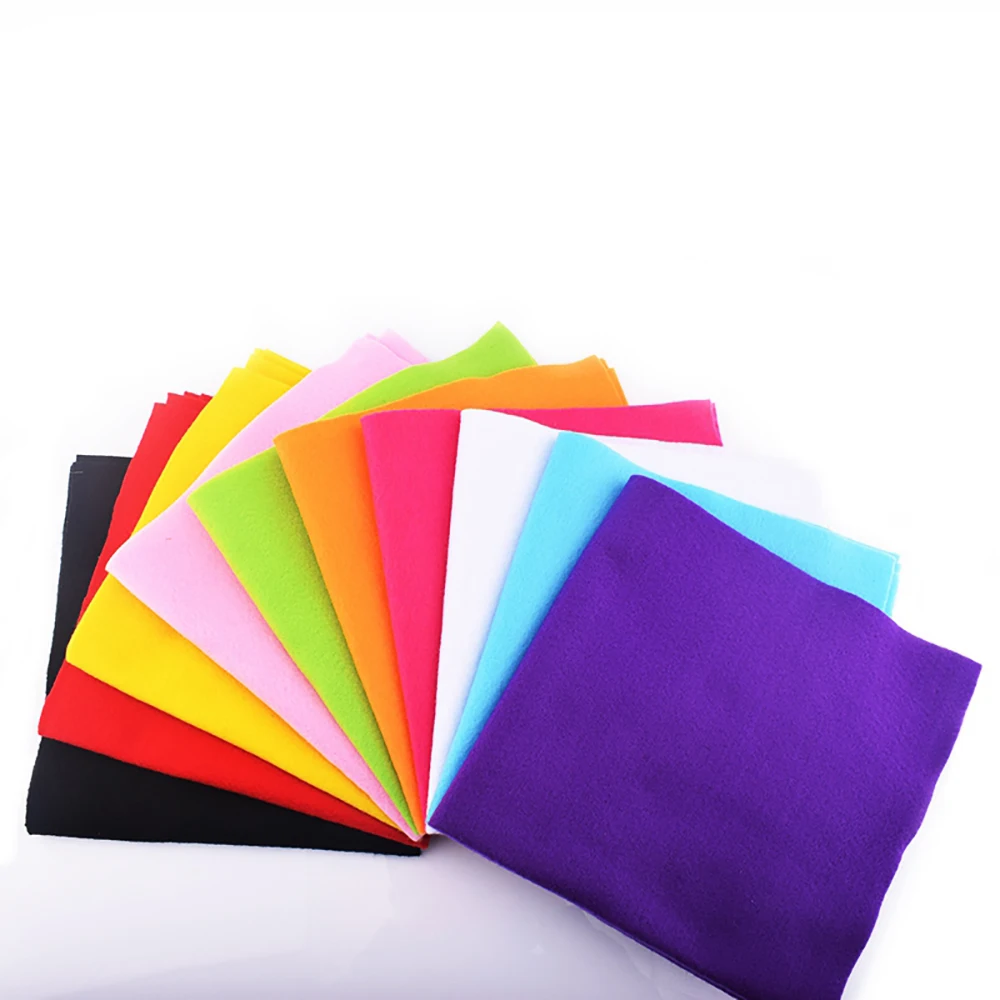 Chainho,Non Woven Soft Felt Fabric,1.5mm Thickness,Polyester Felt for DIY Sewing,Decoration Material of Dolls & Crafts,90x90cm