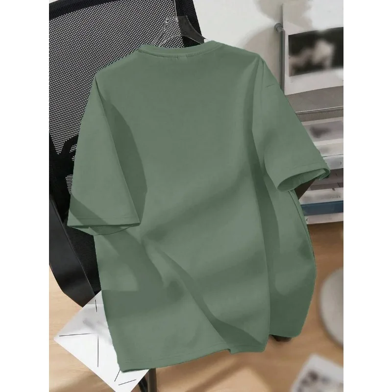 تي شيرت 2026 Hot Teen Boy كاجوال بسيط برقبة دائرية وأكمام قصيرة، مناسب للصيف #2