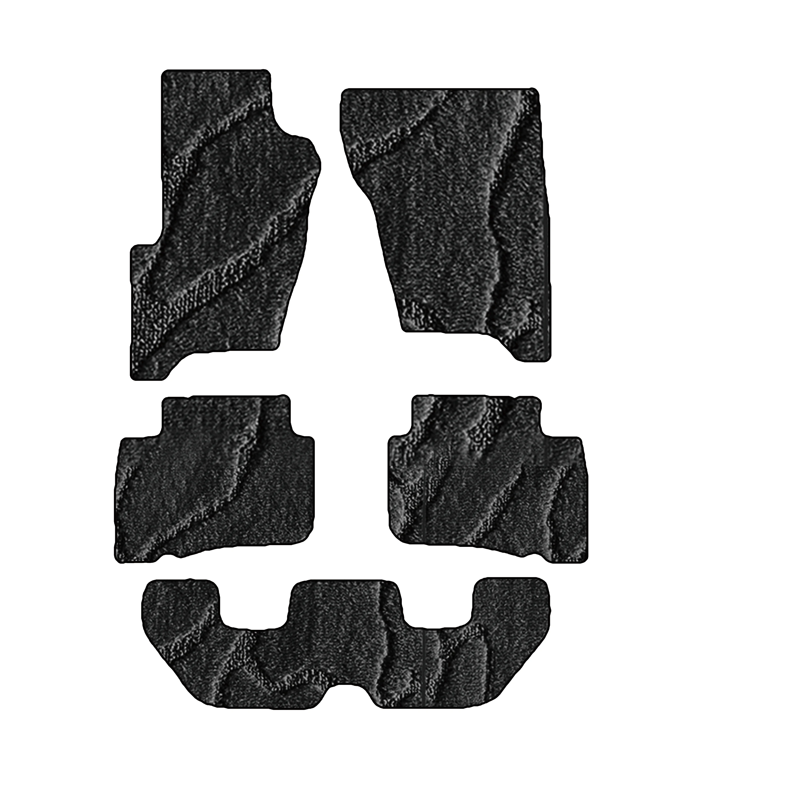 Car Floor Mats Waterproof Car-Specific Fit Car Mats Interior Accessories For Land Rover Discovery3 2004–2009 L319 7seat