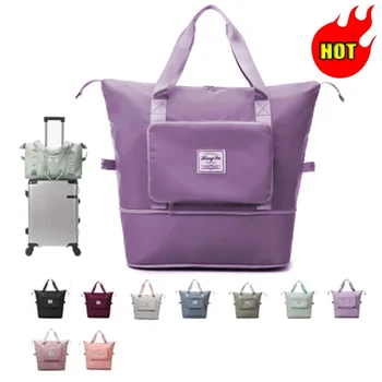 קיבולת גדולה קיפול נסיעות שקיות עמיד למים תיק יוגה