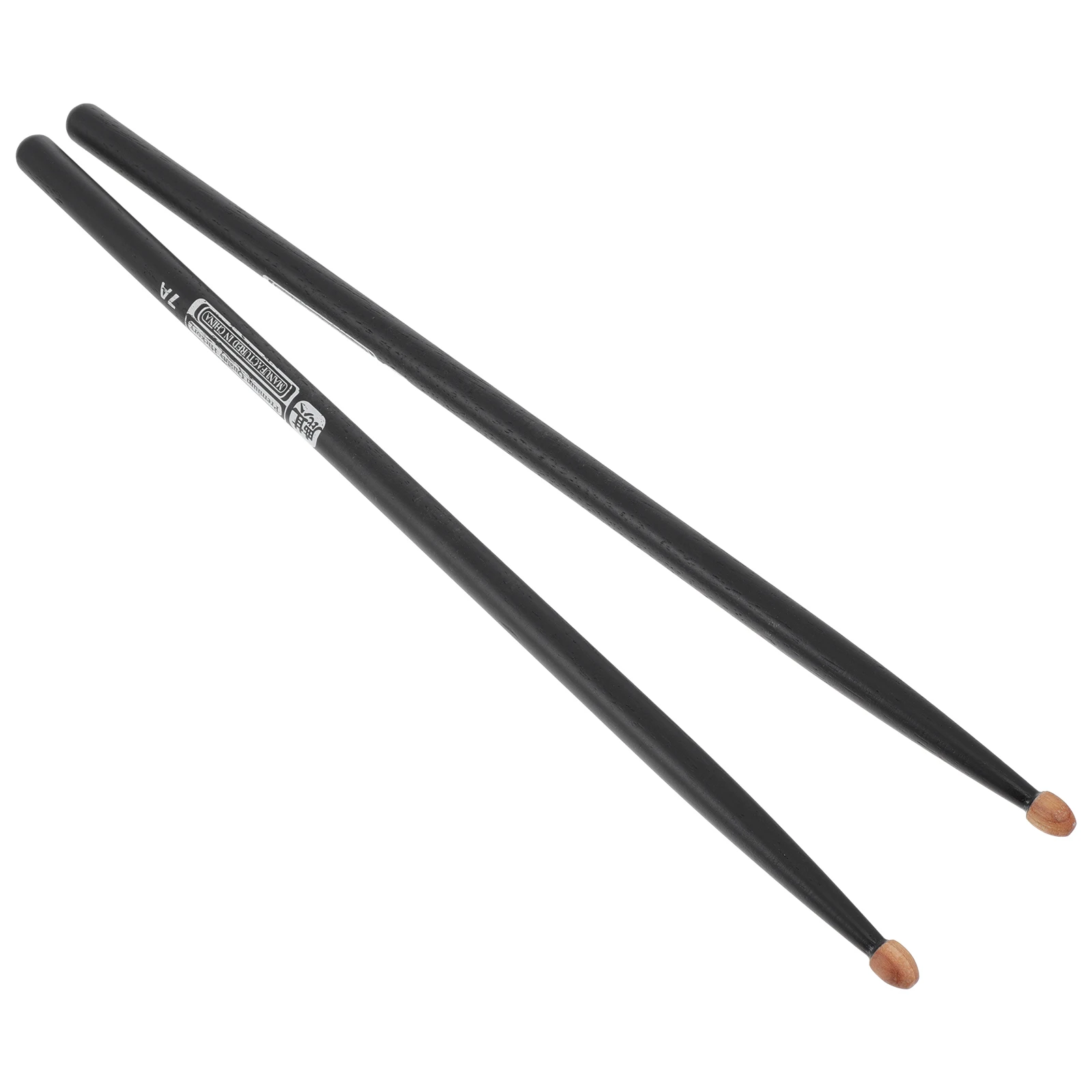 

2pcs Durable Walnut Drumsticks 7A Size Smooth Round Body Crisp Sound Eco Friendly Cool Colorful Drum Accessories Percussion