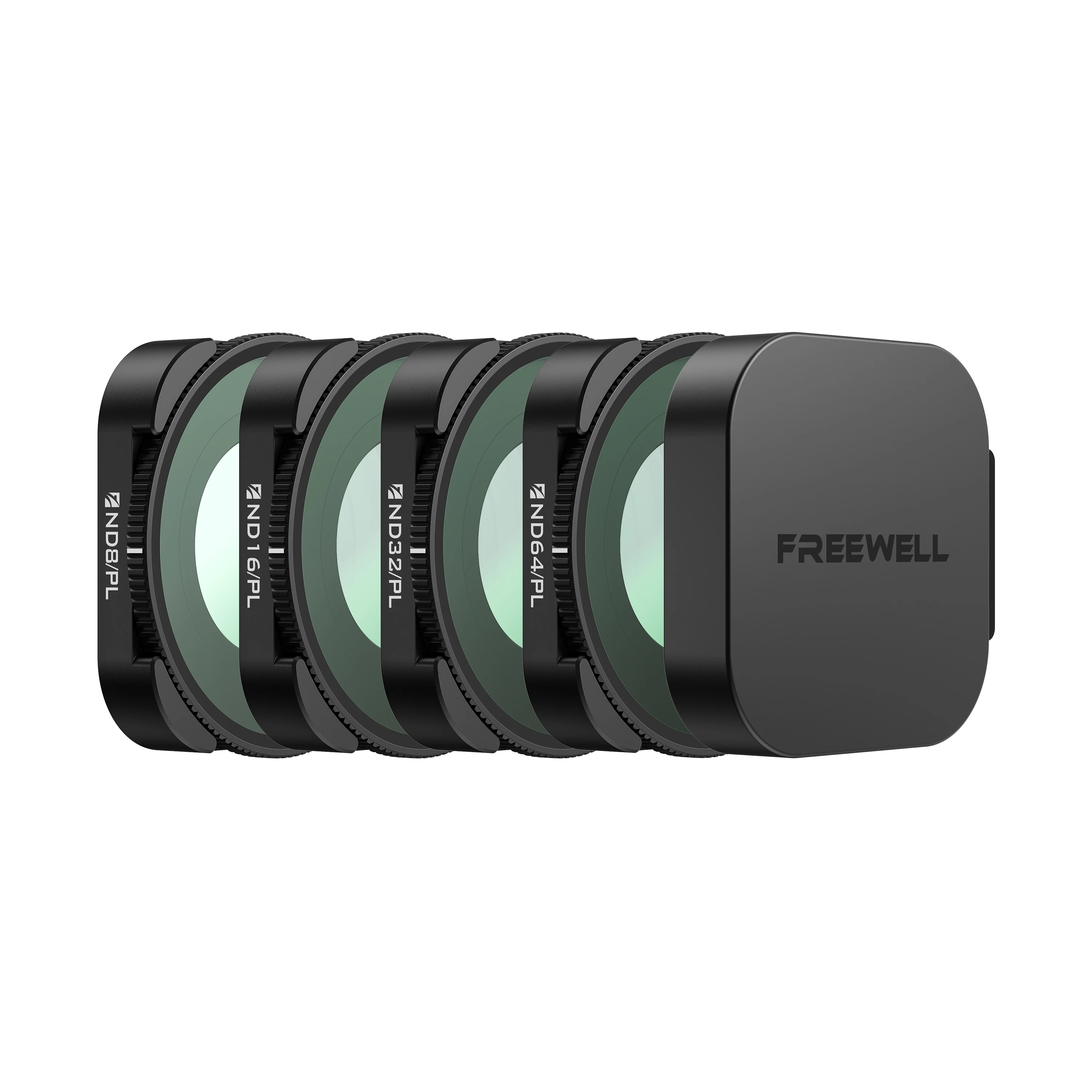 Набор из 4 фильтров Freewell: ND, ND/PL, ND10000, CPL, LPR и Glow Mist 1/4 для камеры GoPro Mission 1 Pro / Mission 1.