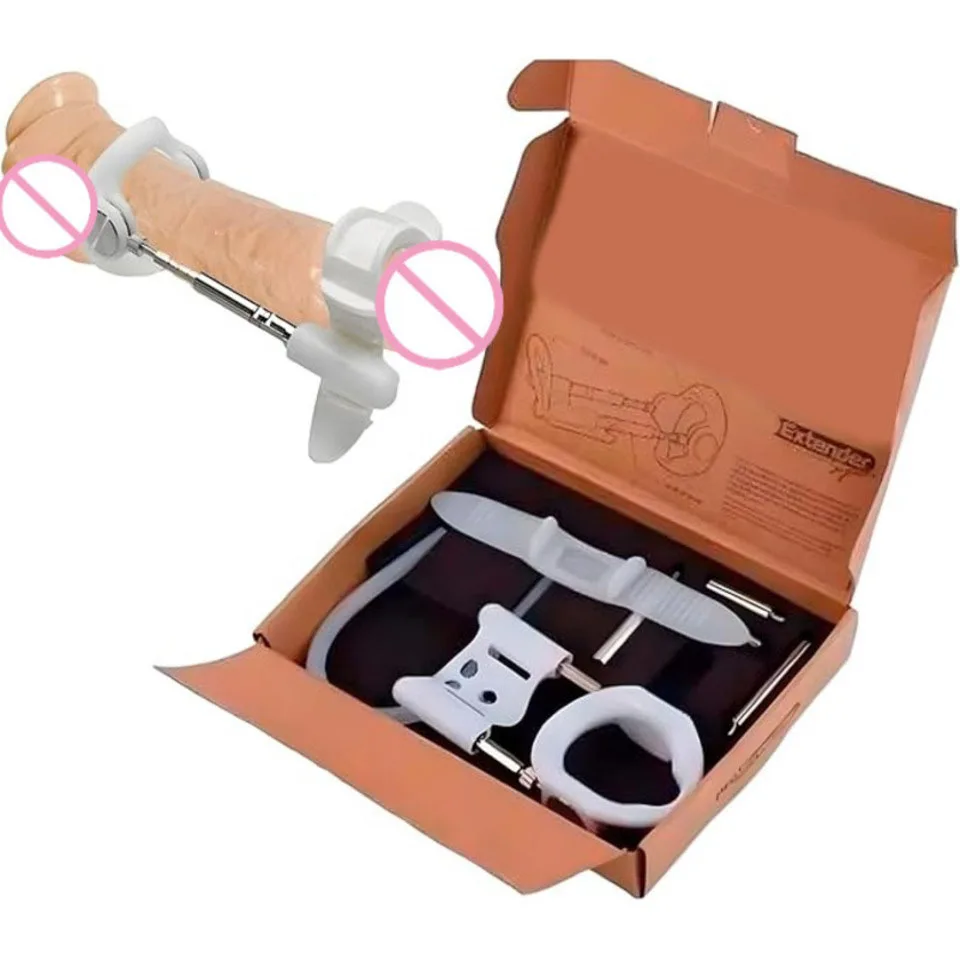 Penis Traction Device Glans Trainer Stretch Clamp Extender Enlargement System Kit Physical Increase Size Massage Growth Bigger