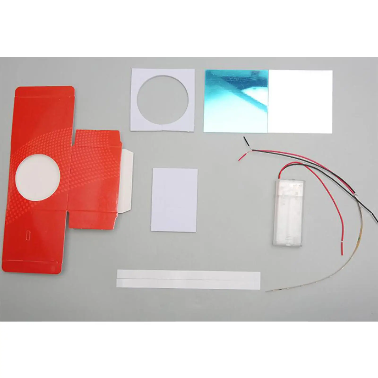 Kids Science Toys DIY Light Tunnel Experiment Kit Educational Building Model for Boys Girls Age 4-7