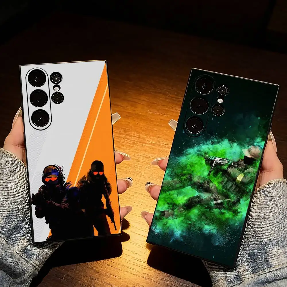 CS-GO Game C-Counter S-Strike 2 Phone Case For Samsung S25,S24,S21,S22,S23,S20,Ultra,S26,Plus,Fe,Note,5G Black Cover