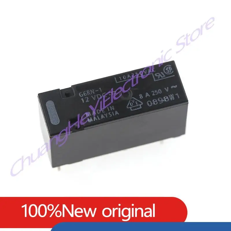 Relay G6RN-1 G6RN-1-5VDC G6RN-1-12VDC G6RN-1-24VDC DC5V 12V 24V 5Pin 8A 250V