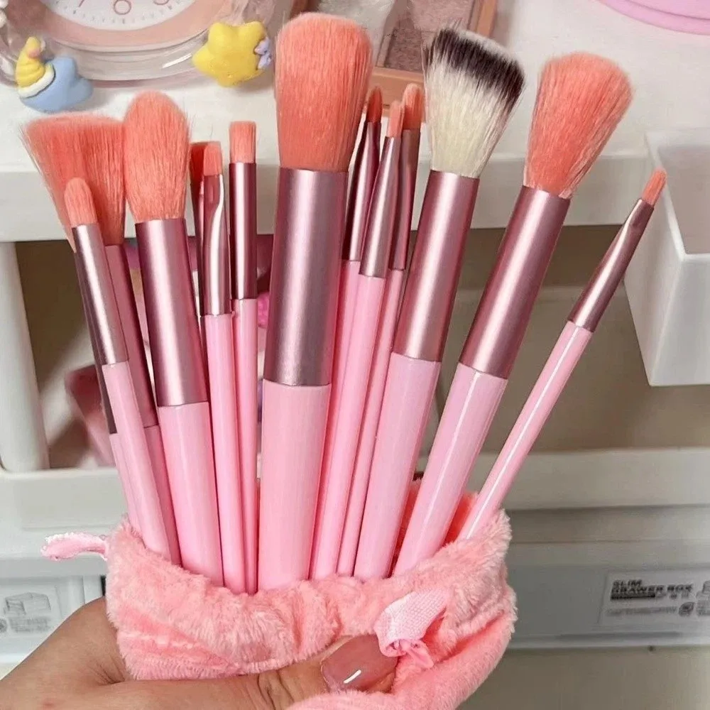 33-teiliges Make-up-Pinsel-Set mit weichen Borsten, hochwertige, flauschige professionelle Make-up-Pinsel, komplettes Set für Anfänger, Konturpinsel – Detail 11