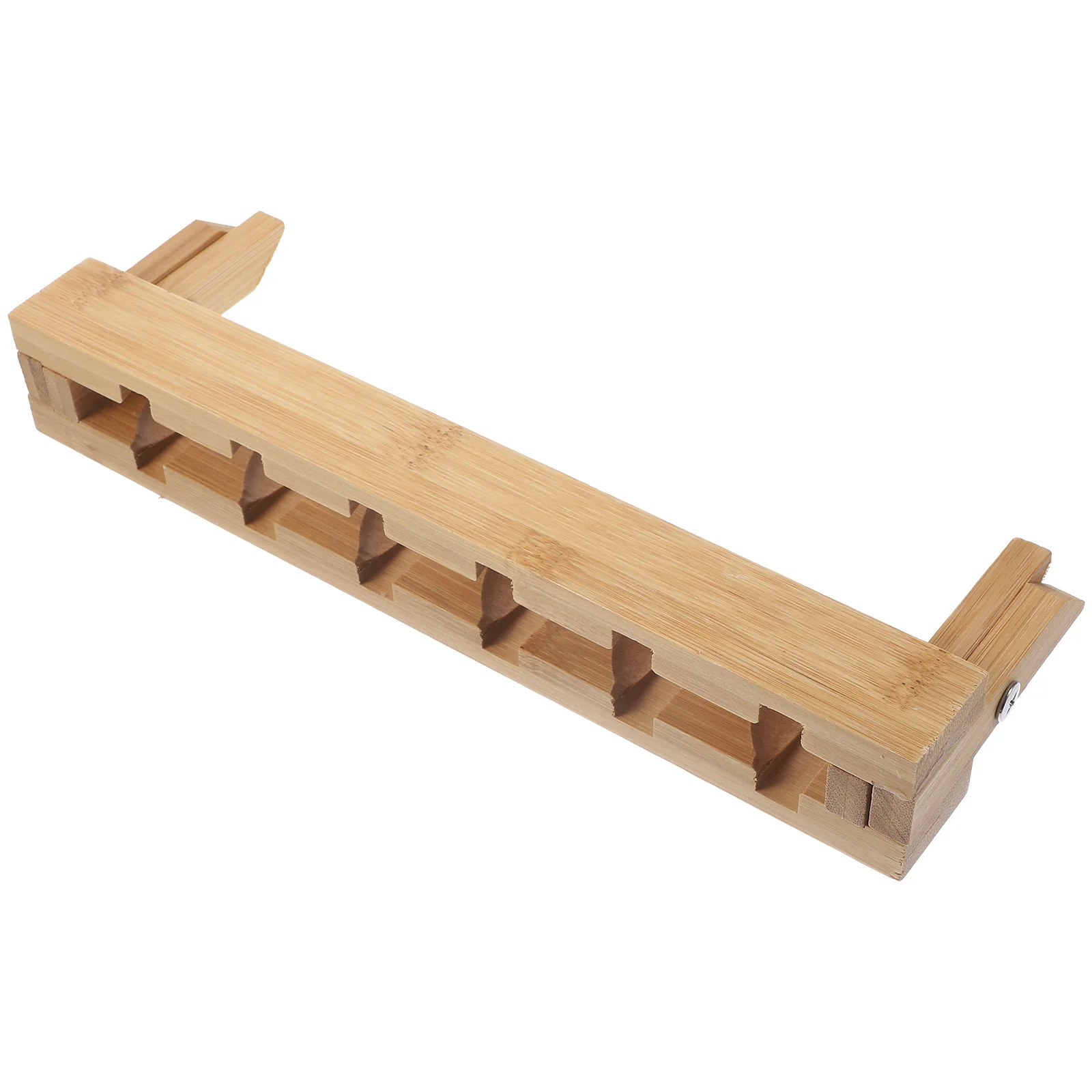 

Bamboo Tea Cup Rack Foldable Lightweight Kitchen Teacup Storage Organizer 6-Grid Mug Holder Household Accessories