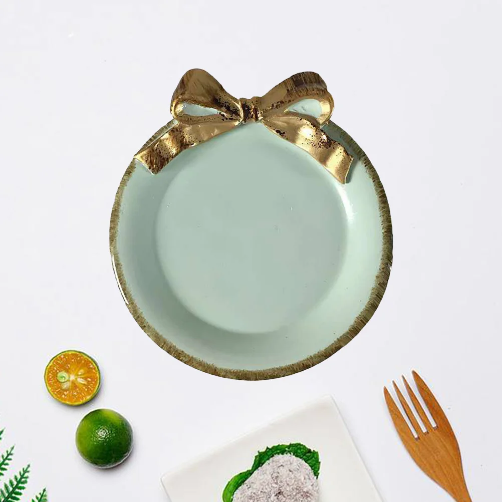 

Blue Plates Candy Platter Cake Decorating Fruit Stands for Dessert Table Bow Party