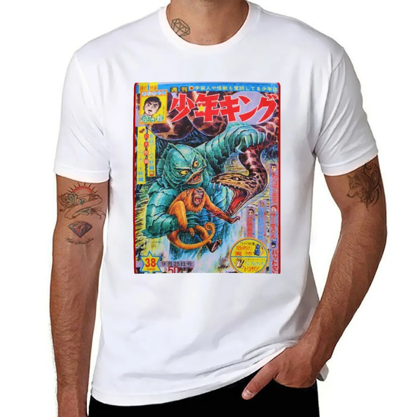 

Japanese GillMan T-Shirt cotton t shirts man 100% man t shirt heavy cotton T-Shirt