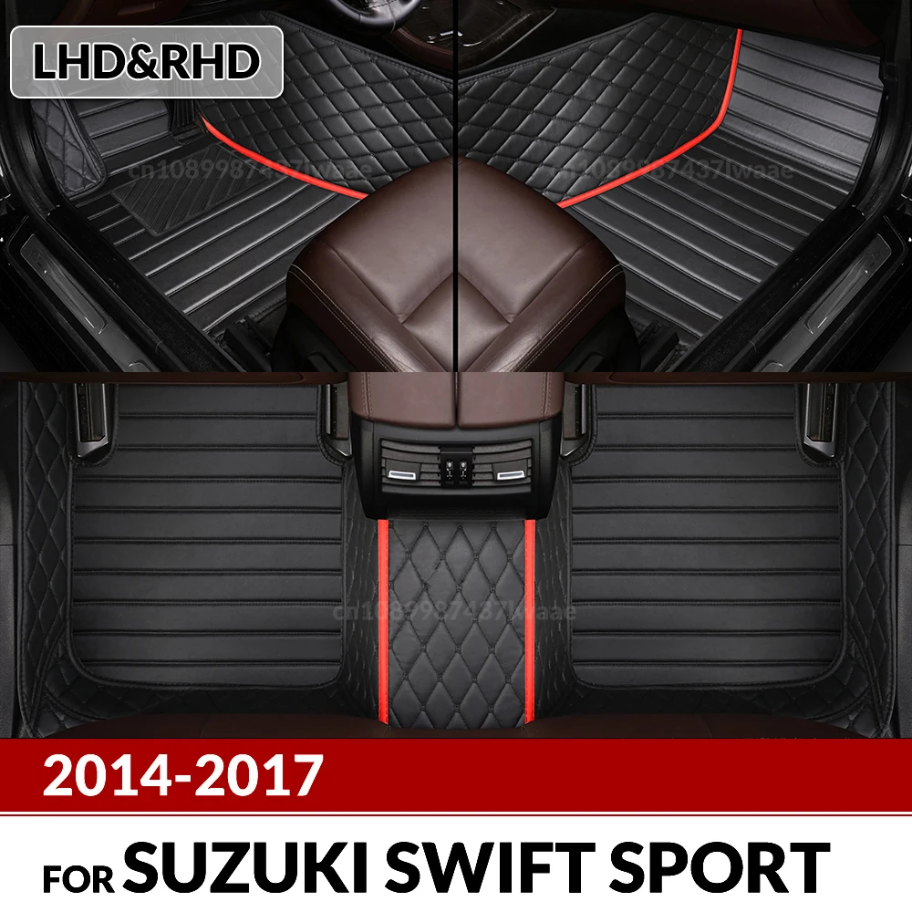 

Автомобильные коврики для Suzuki Swift Sport 2014 2015 2016 2017, изготовленные на заказ автомобильные подушечки для ног, автомобильный ковер, аксессуары для интерьера