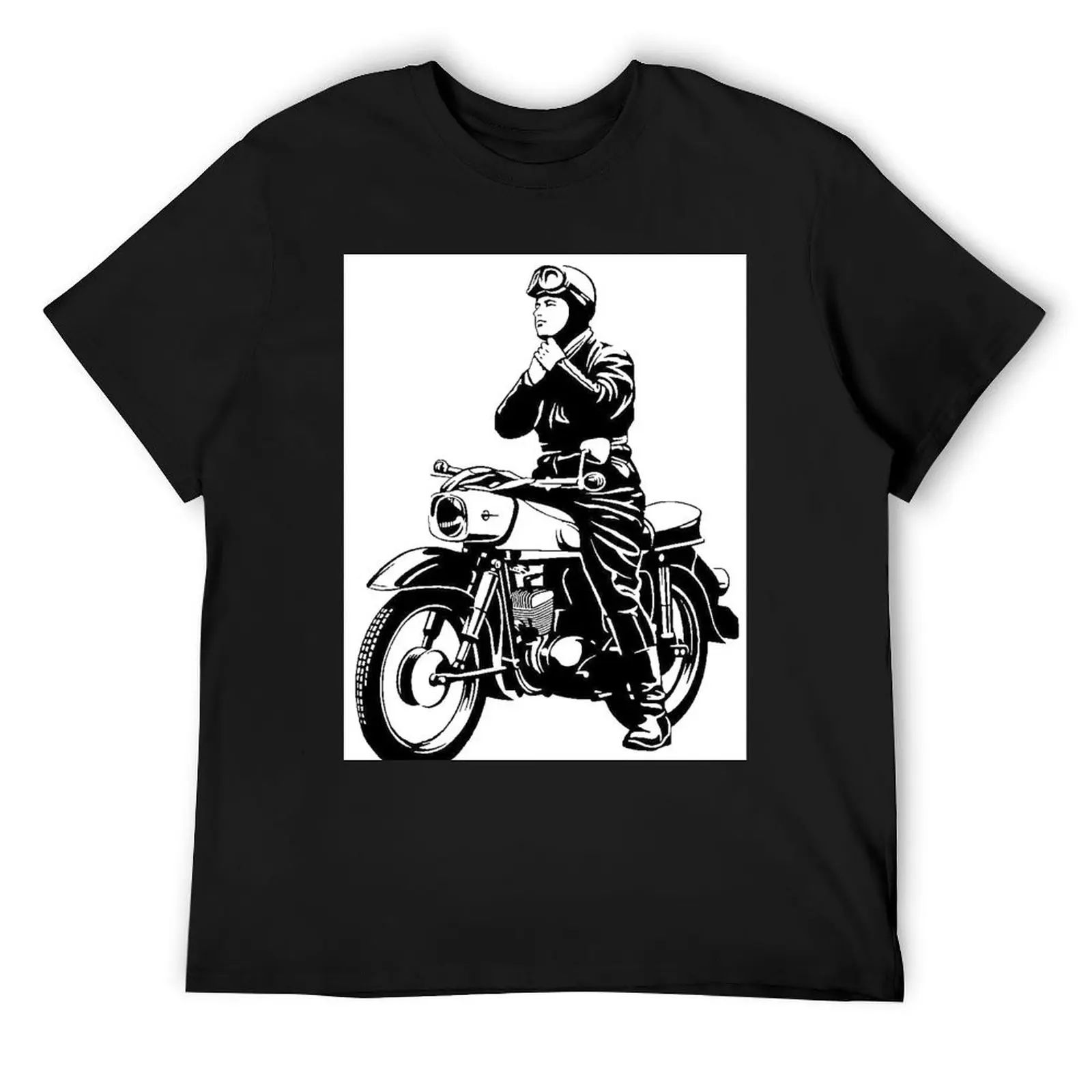 MZ ES150 Motorbike T-Shirt anime stuff summer top customizeds mens cotton t shirts