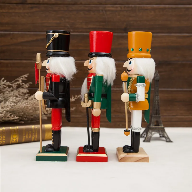 3PCS/set 25cm Action & Toy Foreign Trade Original Christmas Nutcracker Puppet Combination Children Christmas Gift Ht121