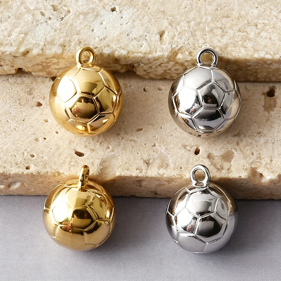 8Pcs Hip Hop 316 Stainless Steel Soccer Football Badminton подвеска DIY Bracelet Jewelry Accessories Medical Tooth Pendant Bulk