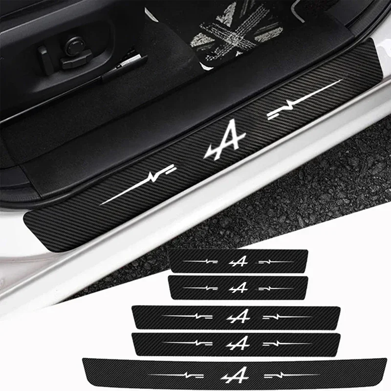 

Car Threshold Stickers Carbon Fiber Protective Film for Renault A Alpine Scenic XMOD Megane Clio 4 Laguna 2 3 Coupe Accessories