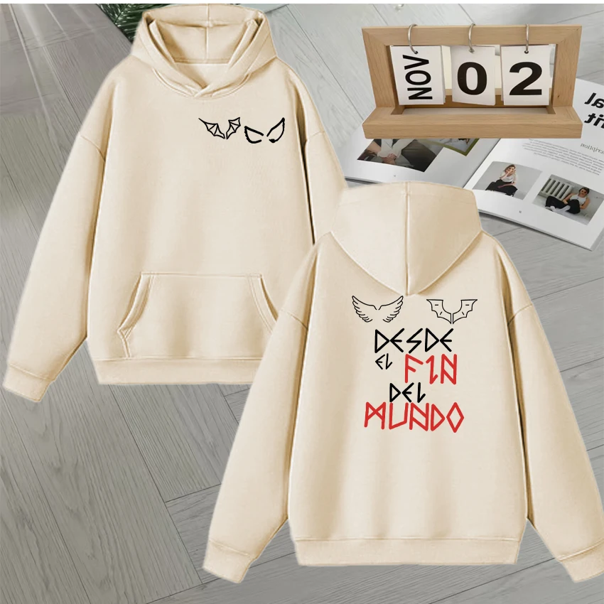 Fashion Rapper Duki ADA Tour Merch Autumn Winter Sweatshirt Men Women Long sleeve Fleece Loose Hoodie popular Hoodie Unisex Top