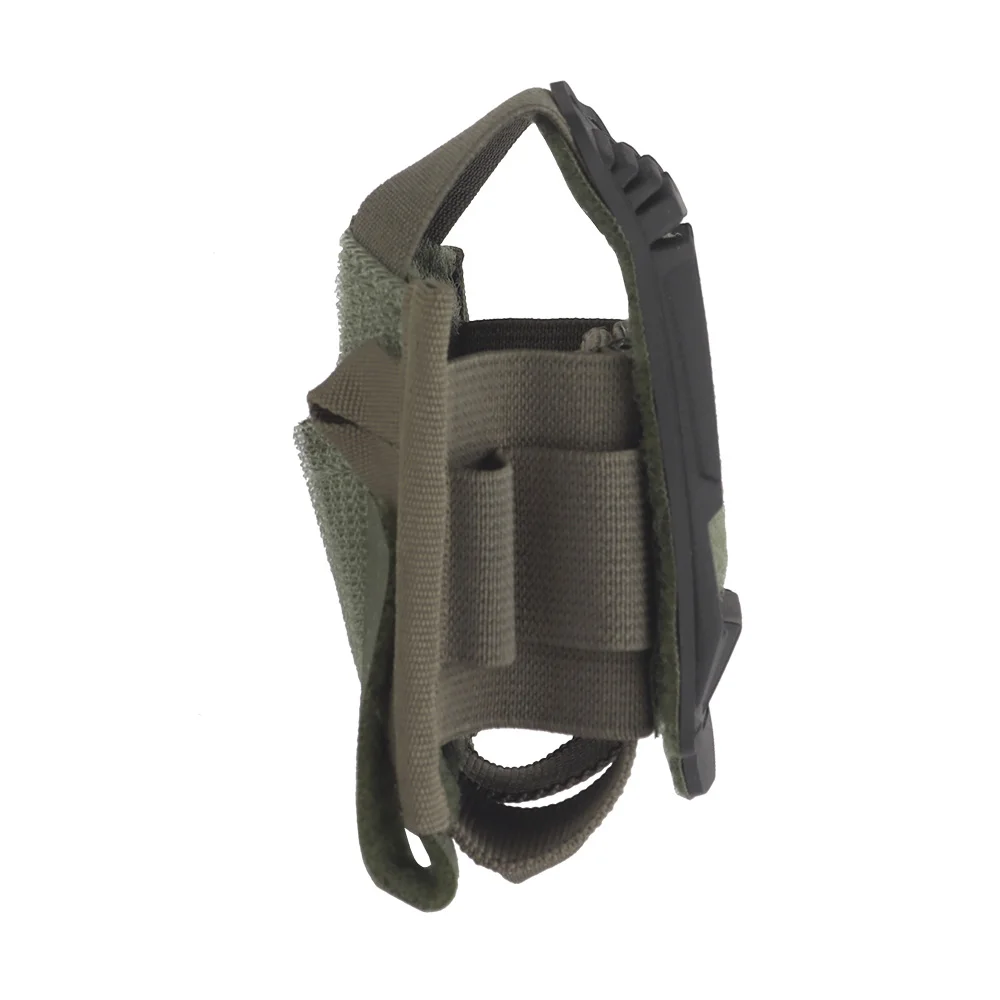Tactical Helmet Battery sub-pouch,suitable for battery box and compatible hunting shooting tactical helmets helmet cover velcro