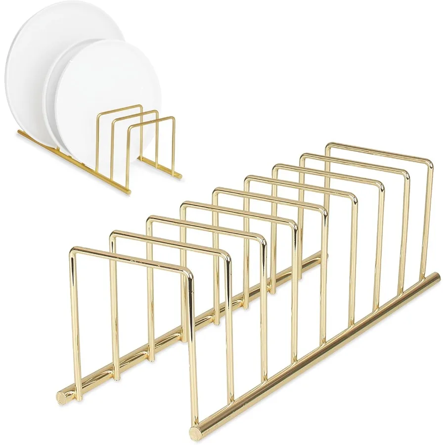 

Dish Drying Rack for Kitchen Counter Euro Kitchen Organizer Gold SpaceSaving Dish Rack Holder Dish Drainer for Pots Pans Plates