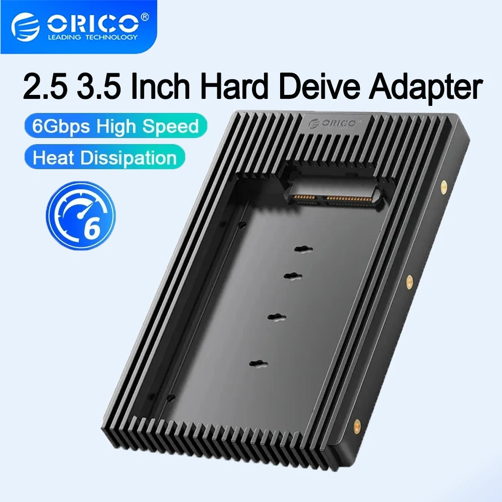 

ORICO Hard Drive Caddy Adapter 2.5 SATA mSATA NGFF to 3.5 Internal Drive Bay SSD Converter Mounting Bracket Caddy Tray SATA 3.0