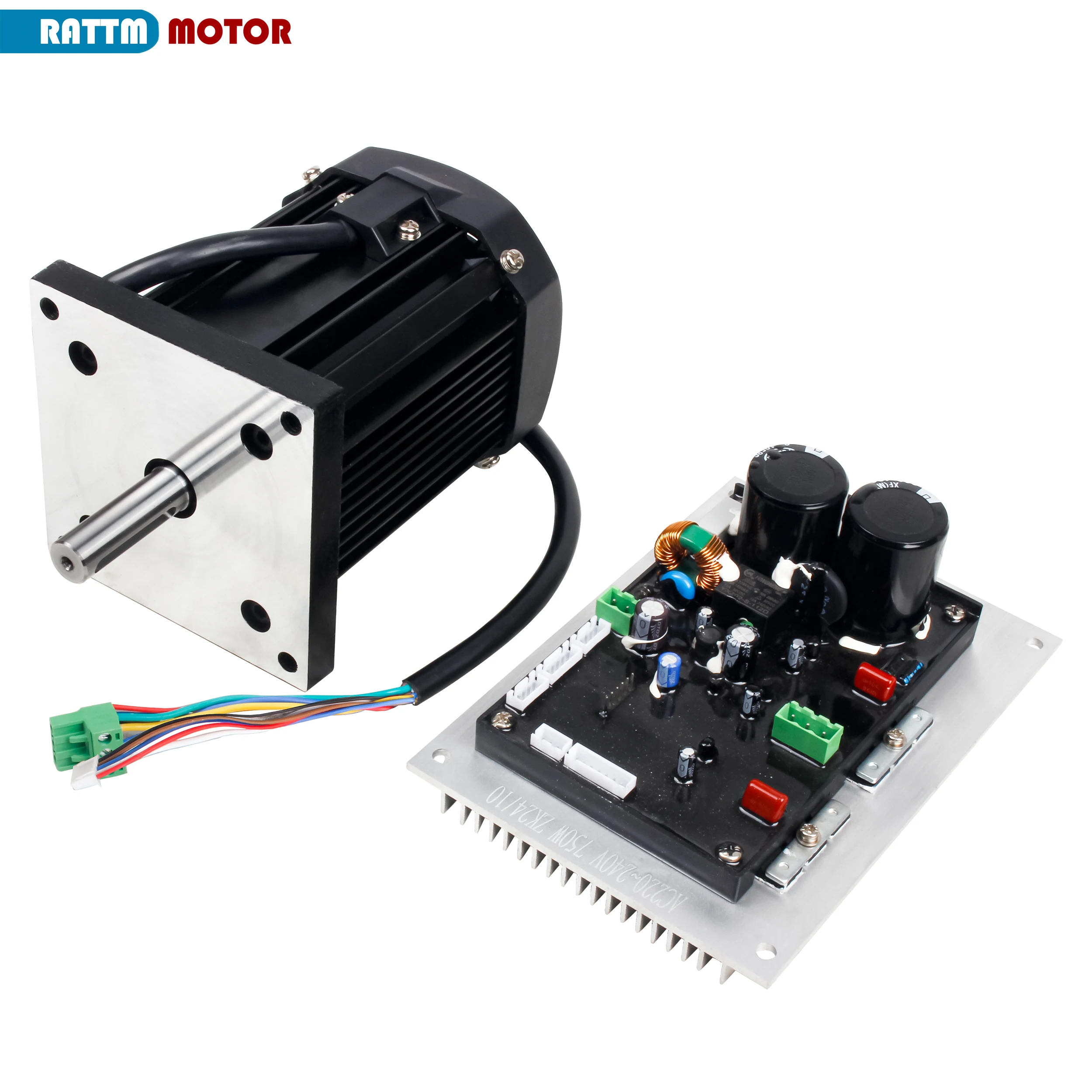 1250W DC Brushless Lathe Spindle Motor With Control Board Card Controller For JY 250 Machine Lathe Part