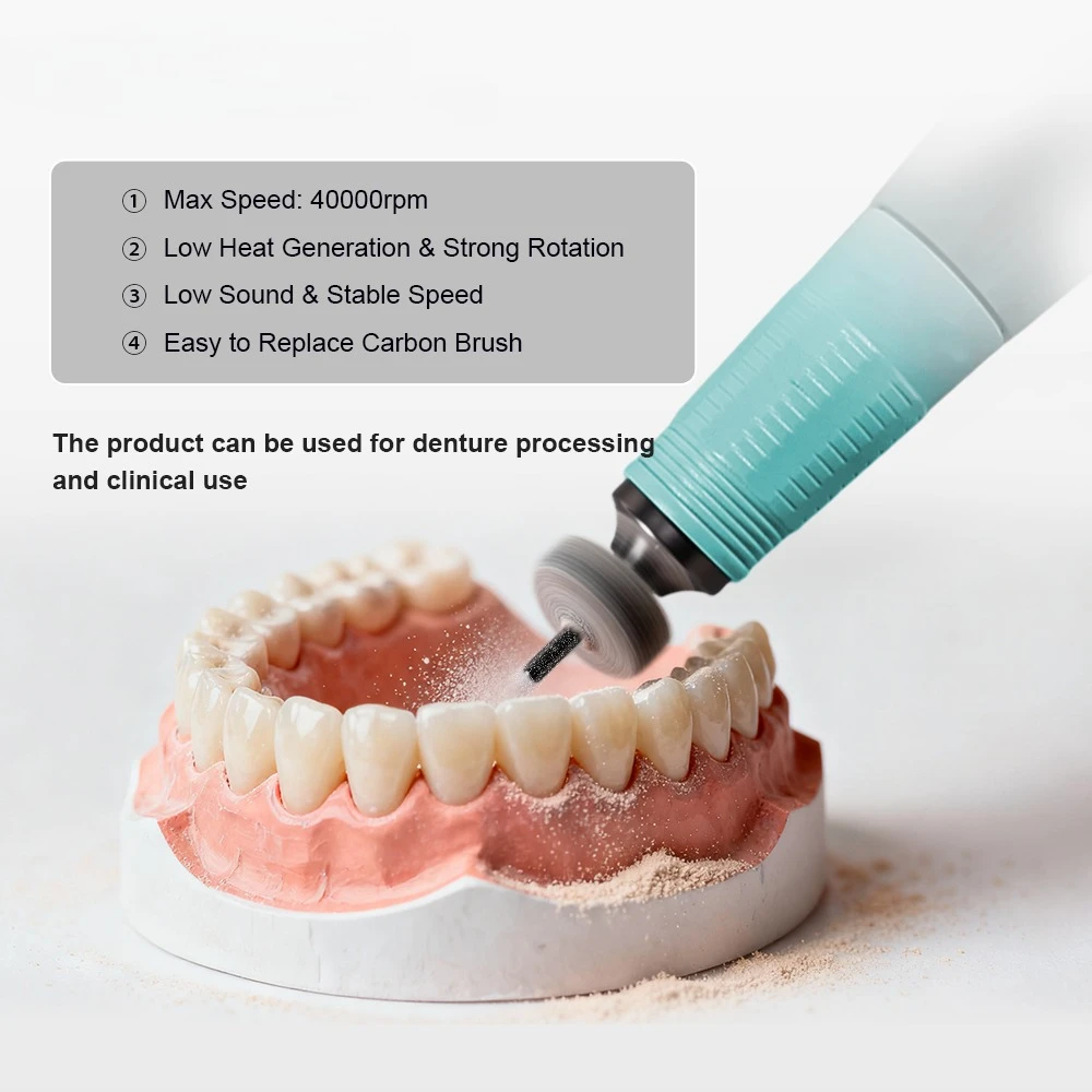 SYJH M3 Control Box Carbon Brushes Handle Micromotor Max Speed 40000rpm Dental Lab Electric Polishing Machine Dental Equipment