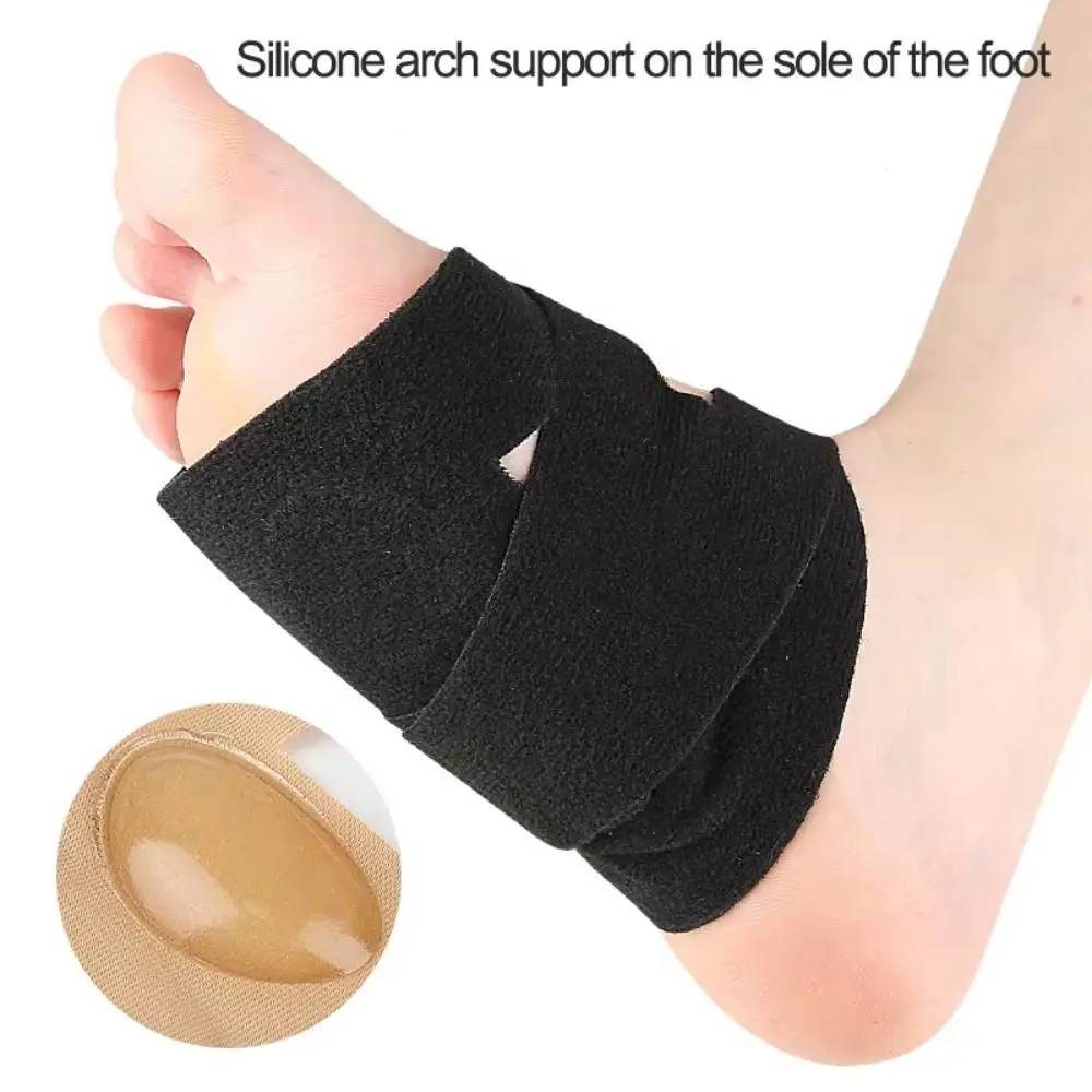 Cross Adjustable Straps Arch Support Foot Wrap Plantar Cushion Design Arch Support Feature Plantar Cushion Sleeve Adjustable Fit