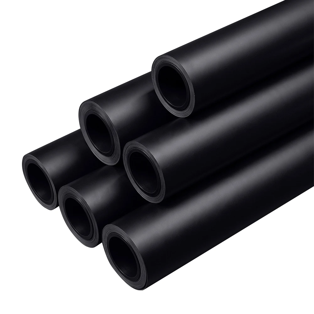 0.5m Wide Matte Black Car Wrap Film Vinyl Film Bubble Free PET Decal Car Motorcycle Sticker Auto Accessories Exterior Interior