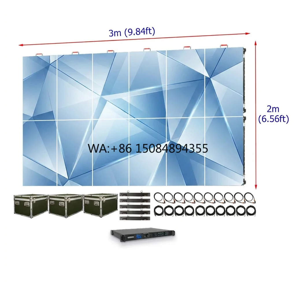 

P2.6 P2.9 P3.91 LED Panels Movable Video Wall Rental Stage LED Screen for Indoor or Outdoor Event