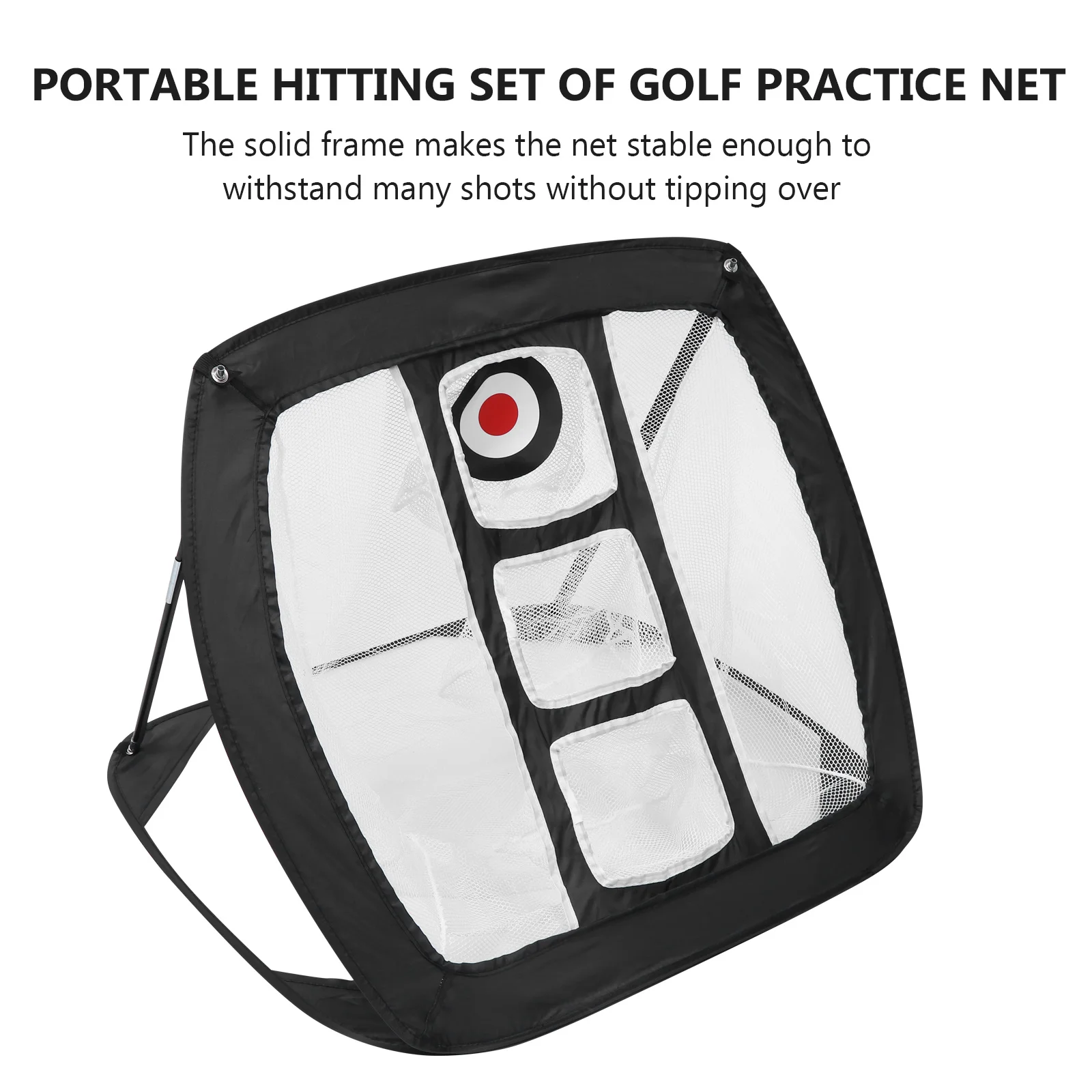 1 مجموعة النايلون ممارسة الغولف صافي طوي مستقرة التقطيع صافي داخلي في الهواء الطلق المحمولة التدريب مجموعة الحصير التدريب الإيدز