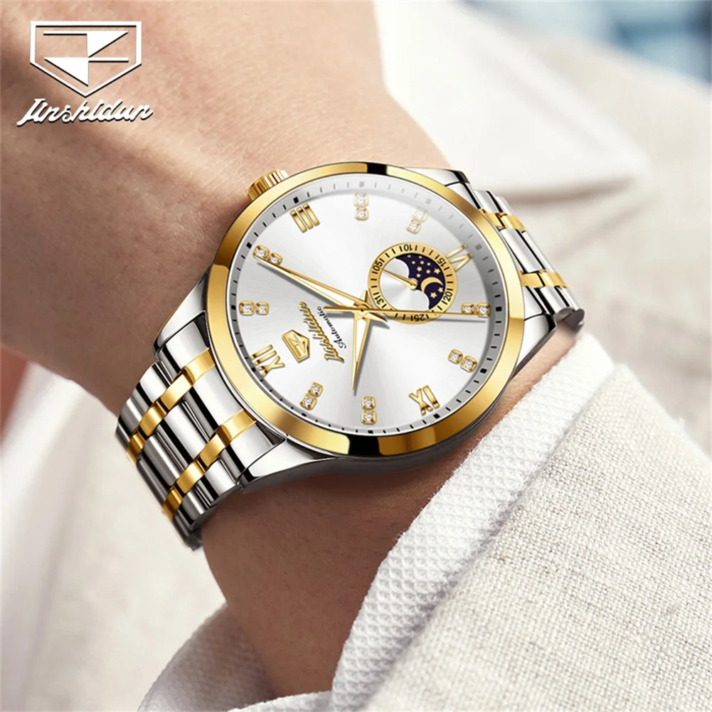 JSDUN Top Brand Luxury Automatic Mechanical Male Watch Original Waterproof Wrist Watch Men Fashion Stainless Steel Men\'s Watches