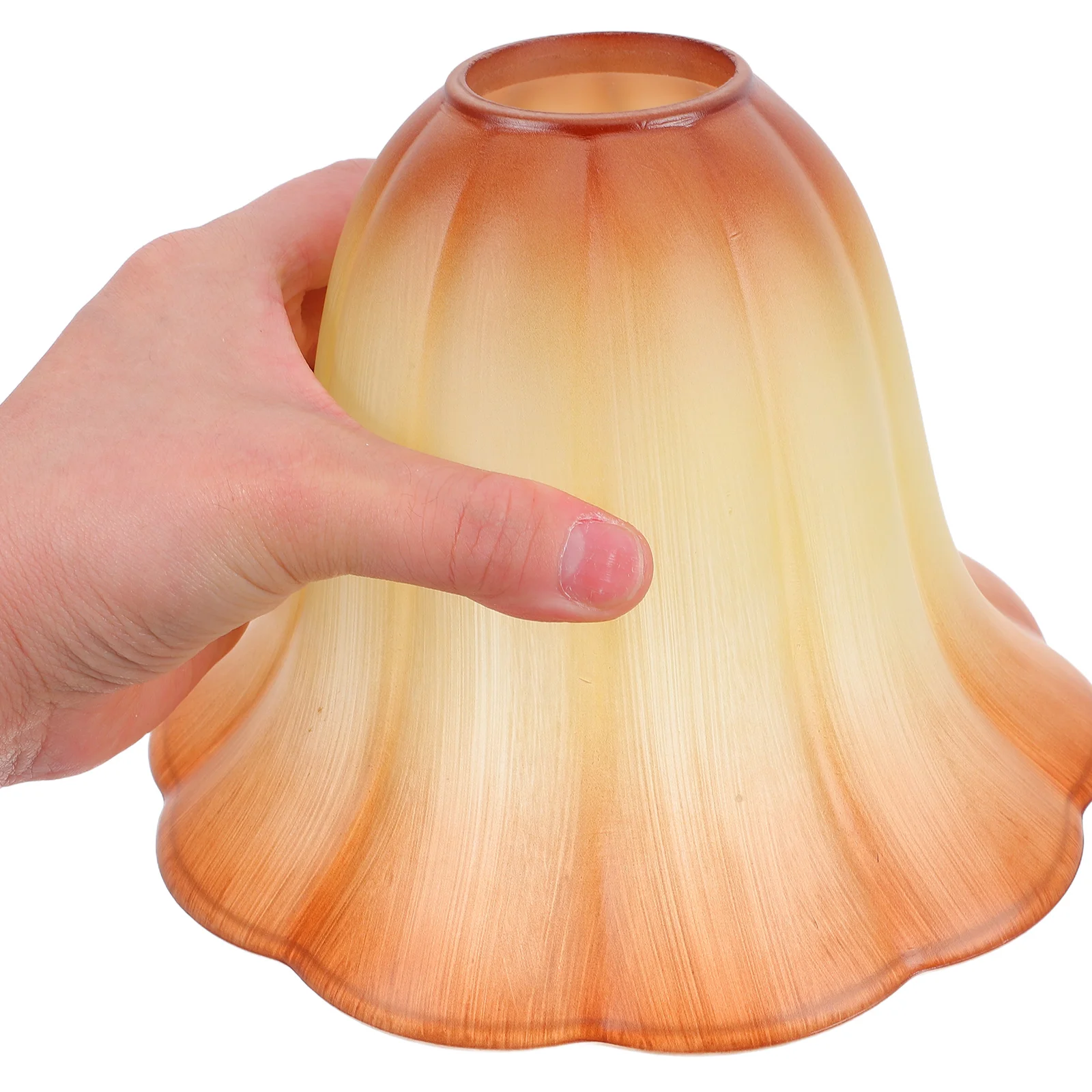 

Стеклянный абажур в форме колокольчика E27, аксессуар для светильника, настольный абажур, декор для спальни, абажур