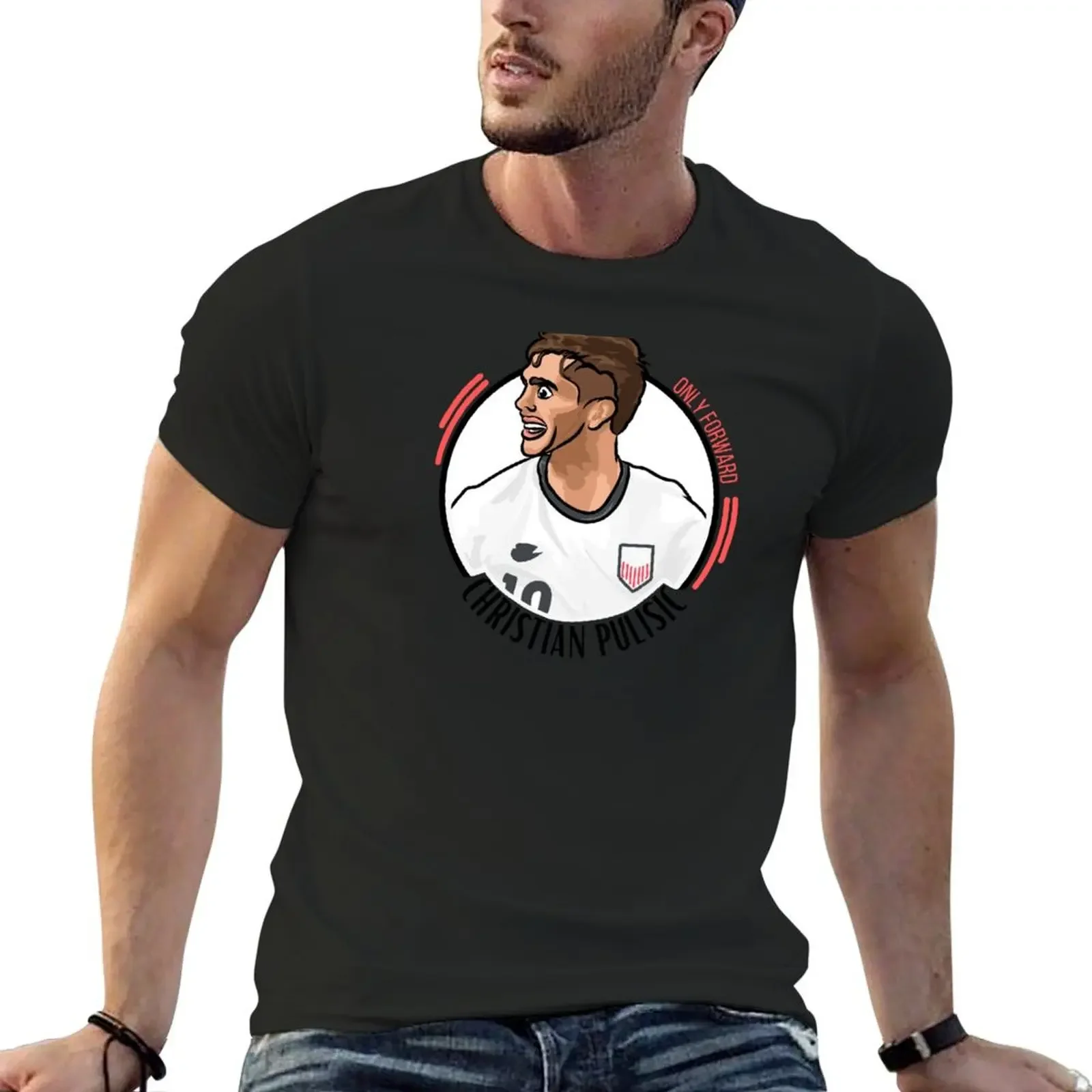 Christian Pulisic T-Shirt vintage plus size tops shirts graphic tees anime tshirt Men's clothing