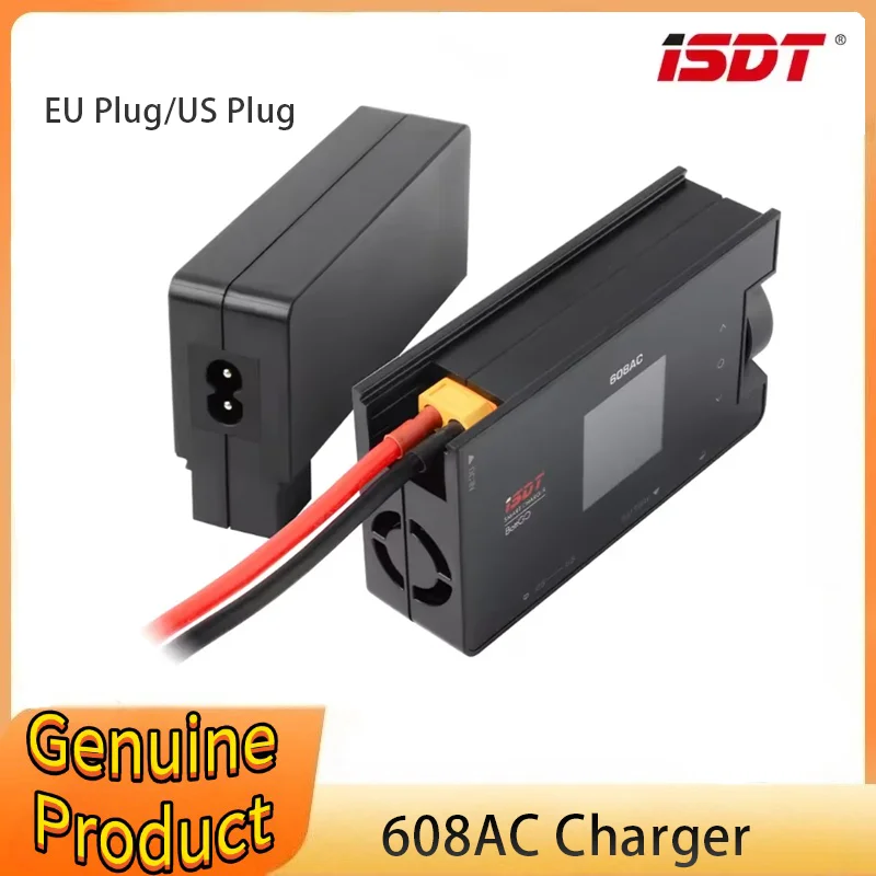 

ISDT 608AC AC 50W DC 200W 8A BattGo Smart Battery Charger Discharger with Detachable Power Supply