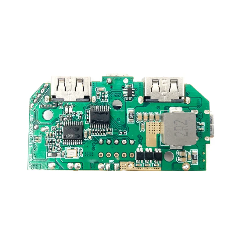 Custom.10000 mAh Power Bank Pcb Board Dual USB 5V 2.1A 1A Mobile Power Bank Wireless PCB Board Step Up Mod