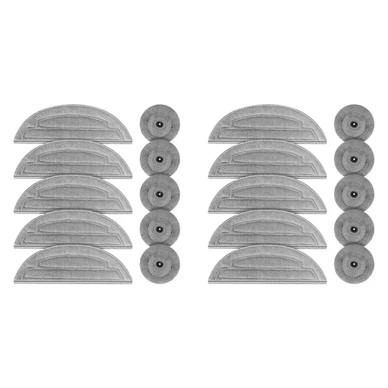 A69E10X Microfiber Mopping Cloths For Roborock S8 Maxv Ultra / S8 Max Ultra Robot Vacuum Cleaner Accessories