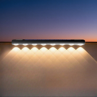 4/8LED Solar Powered Wall Lights Garden Lamp Outdoor Waterproof Auto ON/OFF Balcony Courtyard Decoration Solar Signboard Lights