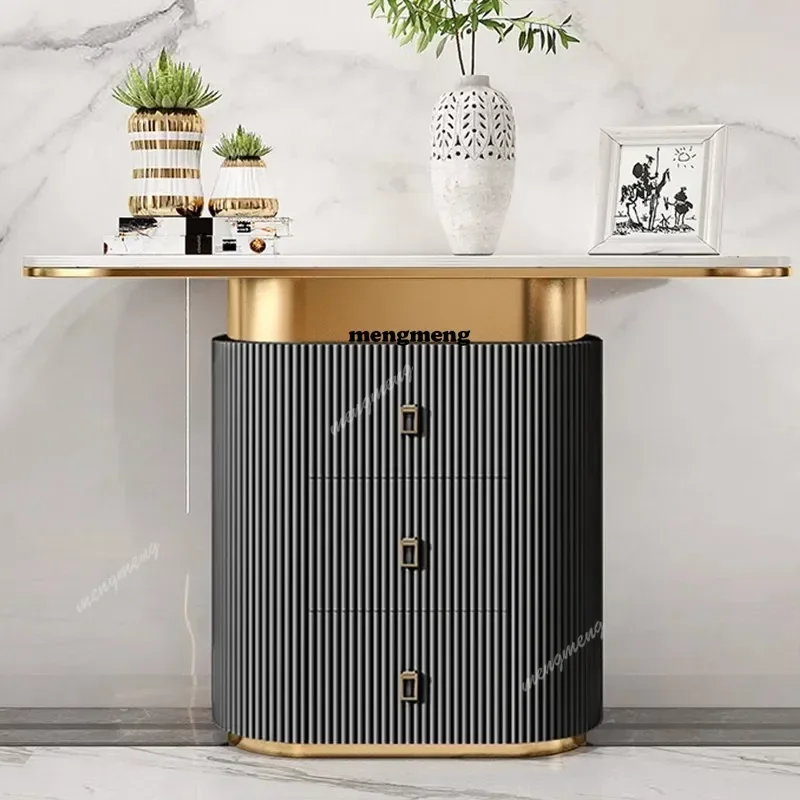 

Z136Storage With Drawers Console Tables Entryway Hallway Unique Console Tables Glamour Recibidor Para Entrada Furniture Living R