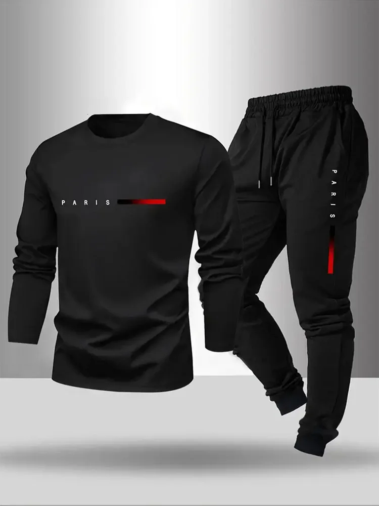 Mens Tracksuit Men Daily Comfortable Single Sportswear and Sweatpants Man Fashion Sports Jogging Suits Autumn Winter 2 Piece Set