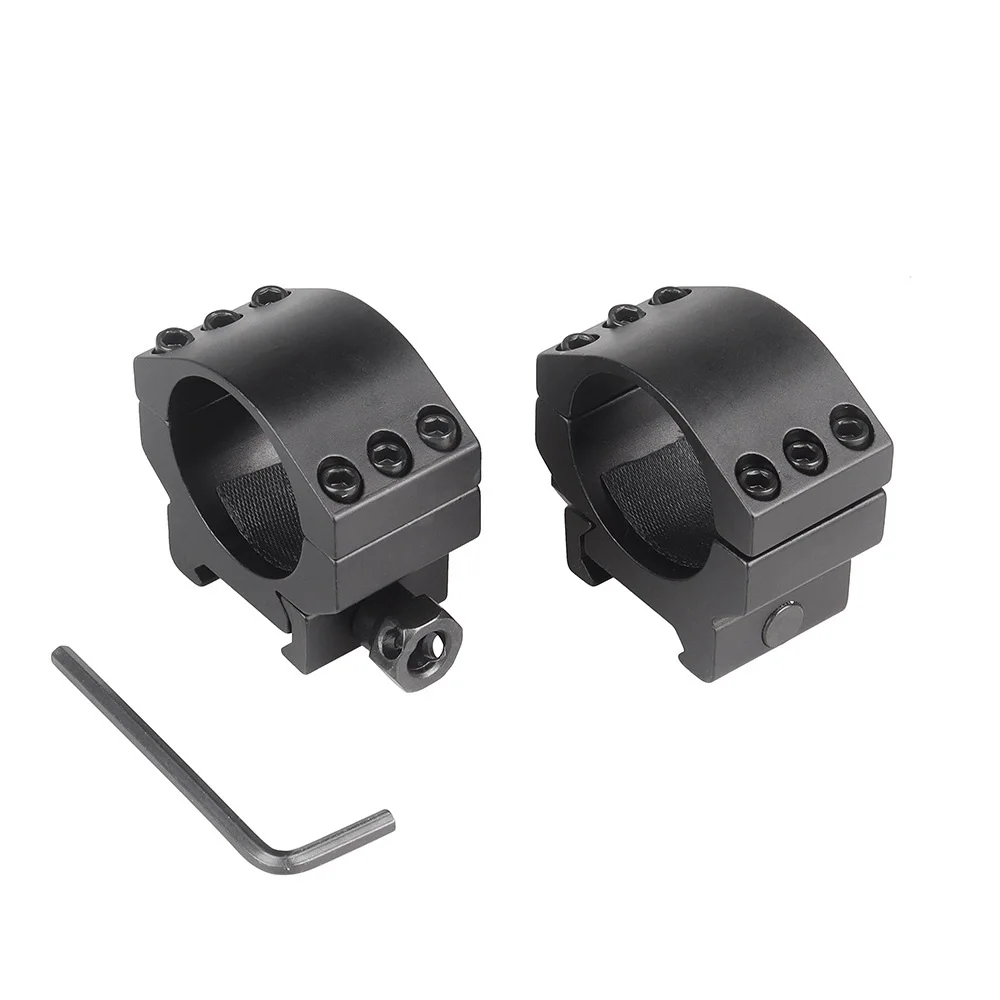 1 Paar 30mm Zielfernrohr-Montageringe 20mm Schienenadapter-Basis Optische Visier-Montageringe für Spielzeuggewehre – Detail 2