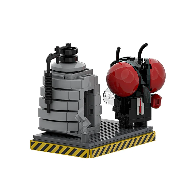 MOC ‌ Inseto mutante 225 peças de blocos de construção, brinquedo criativo, kit de modelo diy, presente educacional de feriado para adultos e adolescentes